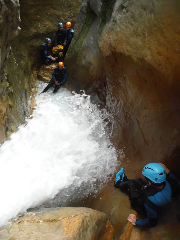 Formiga-Santa-cilia-de-Panzano--canyoning-sierra-de-guara