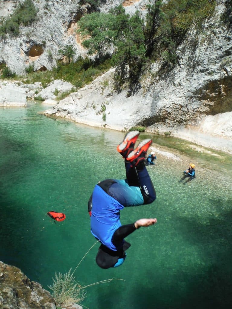 Peonera-inferieur-Morrano--canyoning-sierra-de-guara