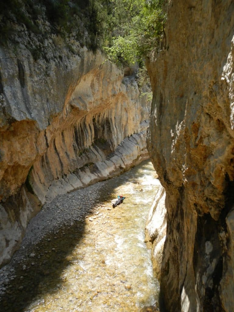Peonera-superieur-Guega-San-Saturnino--canyoning-sierra-de-guara