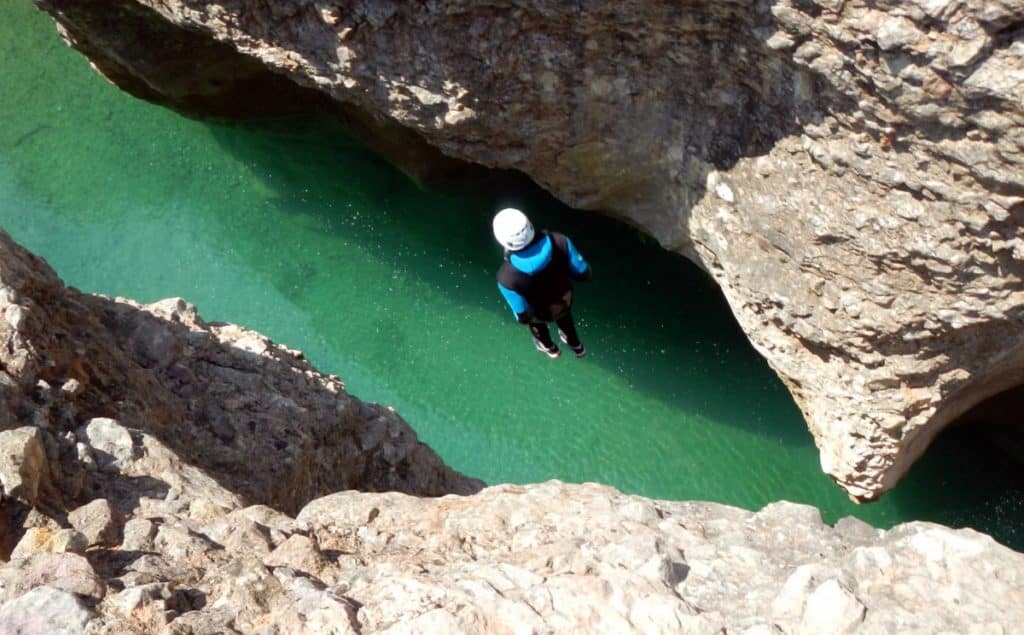 Puntillo-Bierge--canyoning-sierra-de-guara