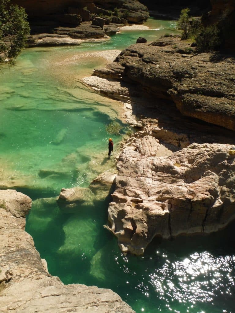 Puntillo-El-Salto-Bierge--canyoning-sierra-de-guara